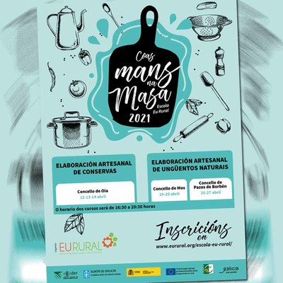 Tres novas actividades formativas gratutas na cuarta edicin do programa -Coas mans na masa-