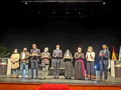 Luis Lpez salienta o -gran valor social- dos Premios Cidade de Tui na gala de entrega celebrada nas Festas de San Telmo 2021