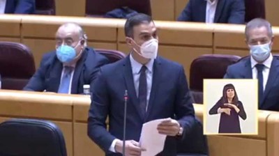 El presidente defiende las medidas sanitarias, de empleo y proteccin social impulsadas por el Gobierno para afrontar el COVID-19