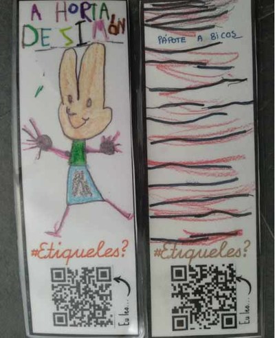 O CRA Mara Zambrano do Rosal celebra o Da do Libro repartindo marcapxinas interactivos