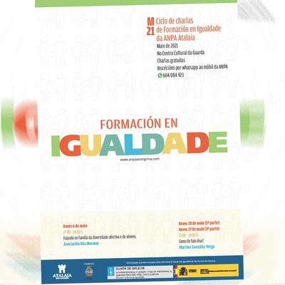 A ANPA do IES A Sangria organiza un ciclo de charlas de Formacin en Igualdade