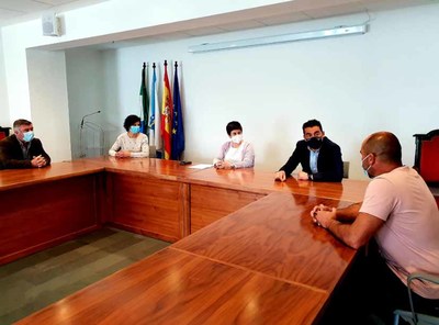 Luis Lpez garante a -mxima colaboracin e compromiso- da Xunta de Galicia co concello do Rosal na sa visita institucional