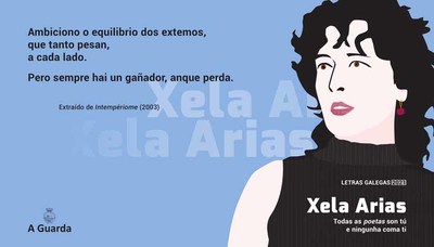 A concellera de Cultura propn unha exposicin de poemas de Xela Arias polos comercios da vila