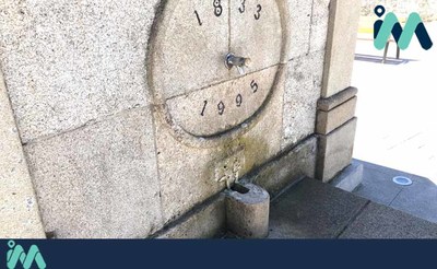 O Concello da Guarda denuncia o roubo da Pa da fonte da Praza de Avelino Vicente