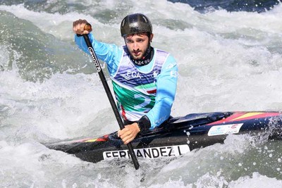 O Teixugo Lus Fernndez no Campionato Europeo de Sllom