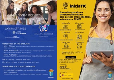 O Concello de Tui en colaboracin coa Fundacin Cibervoluntarios oferta cursos gratutos en lia sobre novas tecnoloxas