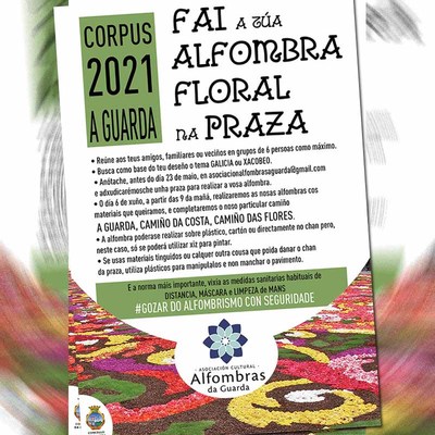 A Asociacin Cultural Alfombras da Guarda convida  vecianza a facer alfombras florais co tema de Galicia e do Xacobeo