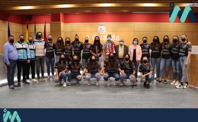 O Alcalde da Guarda recibe s subcampionas da Liga Guerreras  Iberdrola 