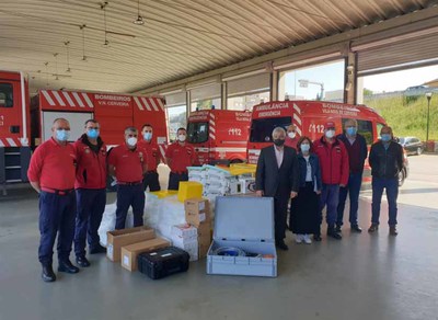 Bombeiros de Vila Nova de Cerveira apetrechados com kits para intervencao em derrames de matrias perigosas