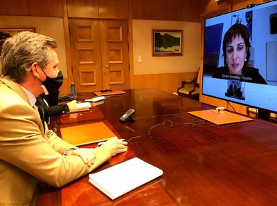 Jos Miones considera que el -Parque da Amizade- se convertir en smbolo del hermanamiento entre Galicia y Portugal