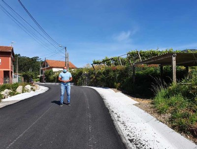 O Concello inviste 36.000euros nas obras de mellora na estrada Marzn - A Cachada