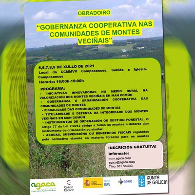  AGACA organiza en Camposancos o obradoiro -Gobernanza cooperativa nas comunidades de montes veciais-