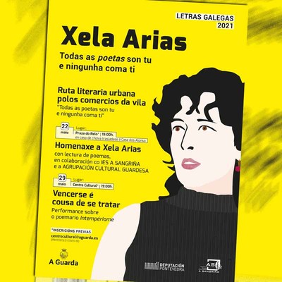 A Guarda pecha este sbado as actividades programadas entorno s Letras Galegas e a Xela Arias