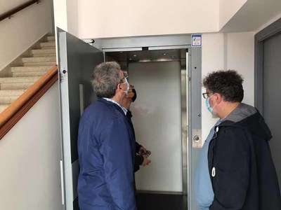 O Concello da Guarda realiza melloras de accesibilidade no Conservatorio de Msica