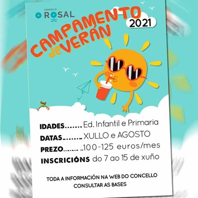 O Concello do Rosal abre o prazo de inscricin para o campamento de vern municipal