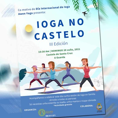 Ioga no castelo - celebración do Día Internacional do Ioga Ioga no castelo - celebración do Día Internacional do Ioga