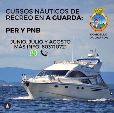 �ltimas prazas para os Cursos n�uticos de recreo en A Guarda