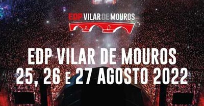 EDP Vilar de Mouros regressa a 25, 26 e 27 de agosto de 2022