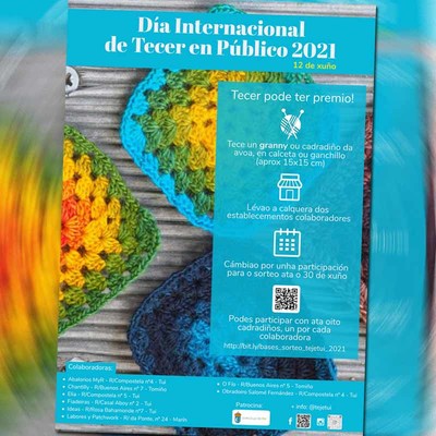 Tui conmemora o Día Internacional de Tecer en Público con -Teje Tui 2021- Tui conmemora o Día Internacional de Tecer en Público con -Teje Tui 2021-