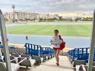 BRONCE, para MILU RODRGUEZ BAZ en el LVI (XXXXII) Campeonato de Espaa Mster de aire libre