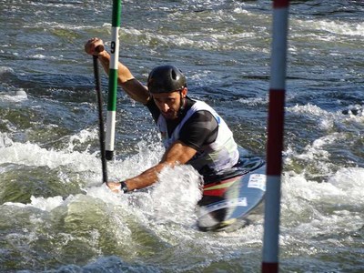 Lus Fernndez Pereira, do Deportivo Mio-Teixugos, nas semifinais da 2 Copa do Mundo de Sllom 