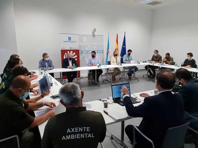 A Xunta activa o comit provincial de coordinacin policial contra os incendios forestais e reforza a vixilancia nos montes