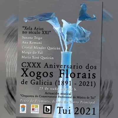 O Concello de Tui conmemora o CXXX aniversario dos Xogos Florais de Galicia (1891-2021) cun recital potico