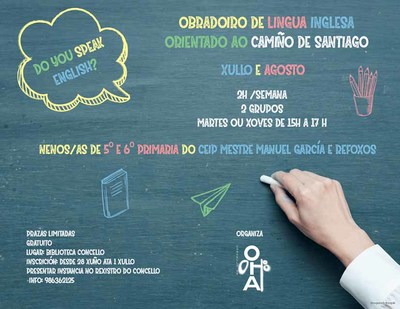 O Concello de Oia organiza un obradoiro de ingls para escolares orientado ao Camio de Santiago