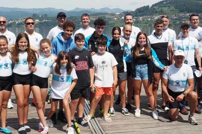 El Club Remo do Mio participa en el Campeonato gallego de remo Olmpico categoras alevin, infantil y veterano