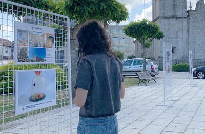 A Praza do Calvario nchese de saborEarte
