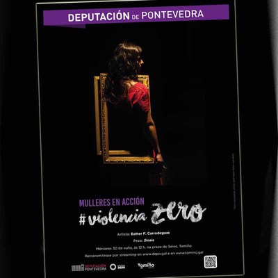 Violencia Zero chega a Tomio da man da actriz e dramaturga Esther Carrodeguas