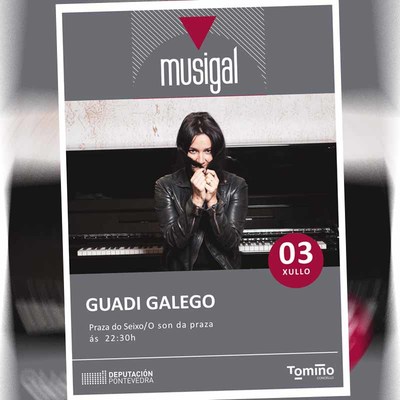 Guadi Galego, unha das artistas mis relevantes da msica actual, abre a axenda cultural de vern en Tomio