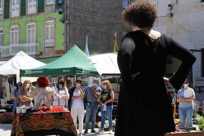 As mulleres represaliadas na guerra civil protagonistas en Tomio da performance do programa da Deputacin -Violencia zero-
