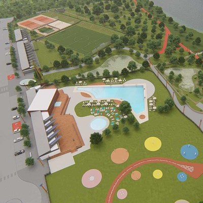 Ampliaao do Parque da Amizade contempla piscinas descobertas e quatro campos de jogos
