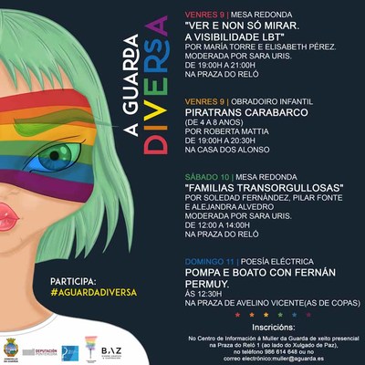-A Guarda Diversa- programa esta fin de semana accins para dar visibilidade ao colectivo LGTBIQ+ 