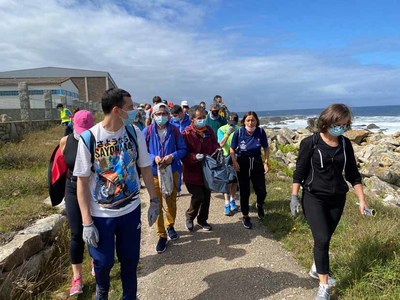 Qualitynova y asdegal promueven la inclusin social y el cuidado del medio ambiente recorriendo el Camino Portugus por la Costa