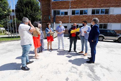 A Xunta impulsa a renovacin das cubertas do IES A Sangria da Guarda cun investimento de 302.000? para mellorar a confortabilidade educativa