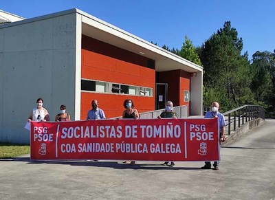  A deputada socialista Leticia Gallego denuncia o caos da atencin primaria en Tomio e na comarca do Baixo Mio