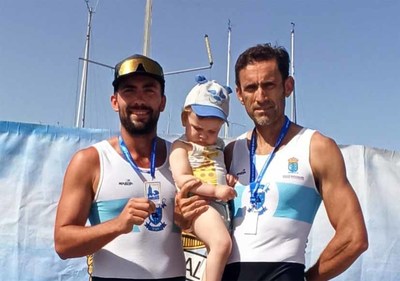 Club Remo do Mio en la Regata II Open ciudad de Mlaga - 1 prueba circuito nacional de Remo de Mar