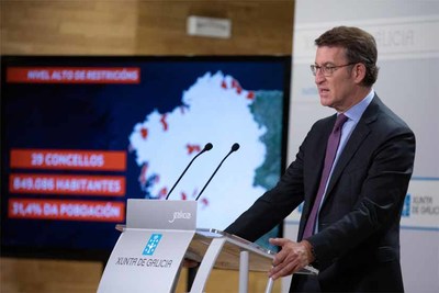 Feijo anuncia la decisin del comit clnico de limitar las reuniones, con un especial nfasis en las nocturnas, y permitir la apertura de la hostelera con un control de acceso en los niveles de incidencia ms alta