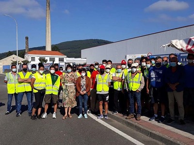 Os traballadores/as de IKF da Guarda camio de cumprir as das semanas en folga indefinida contra a dobre escala salarial