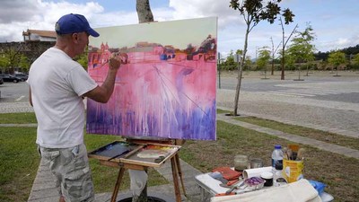 A novena edicin do Certame de pintura ao aire libre Antonio Fernndez, reunir a artistas dun e outro lado da fronteira
