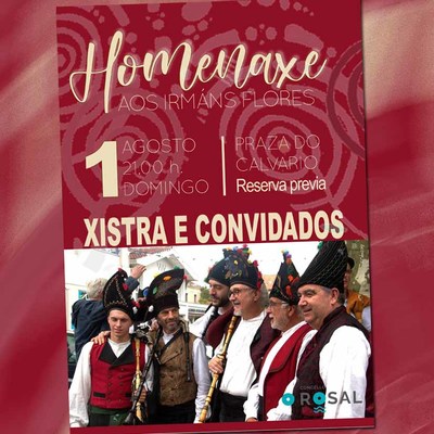 O Rosal homenaxea aos irmns Flores
