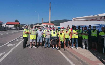 Converxencia Galega da Guarda amosa o seu apoio s reivindicacions laborais dos traballadores de I.K.F.