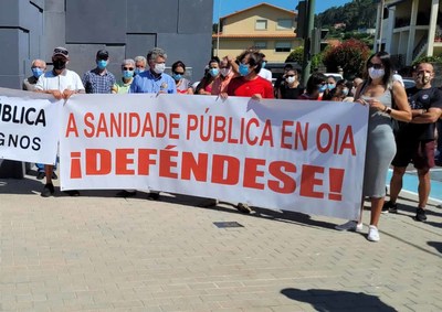 Os Socialistas de Oia instalarn una mesa informativa no Centro de Sade