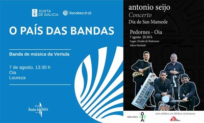 Msica este sbado en Loureza e Pedornes para celebrar San Mamede