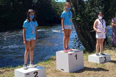 Das medallas para os Teixugos na cuarta competicin de promocin de sllom