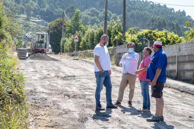 Tomio fai mis accesible o tramo municipal da estrada de San Salvador de Tebra 