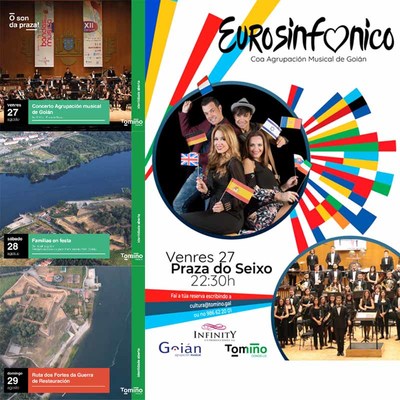 Fin de semana de festa en familia, msica de Eurovisin e roteiros transfronteirizos
