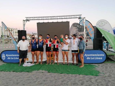 Club Remo Do Mio en el VII Campeonato de Espaa de remo de mar